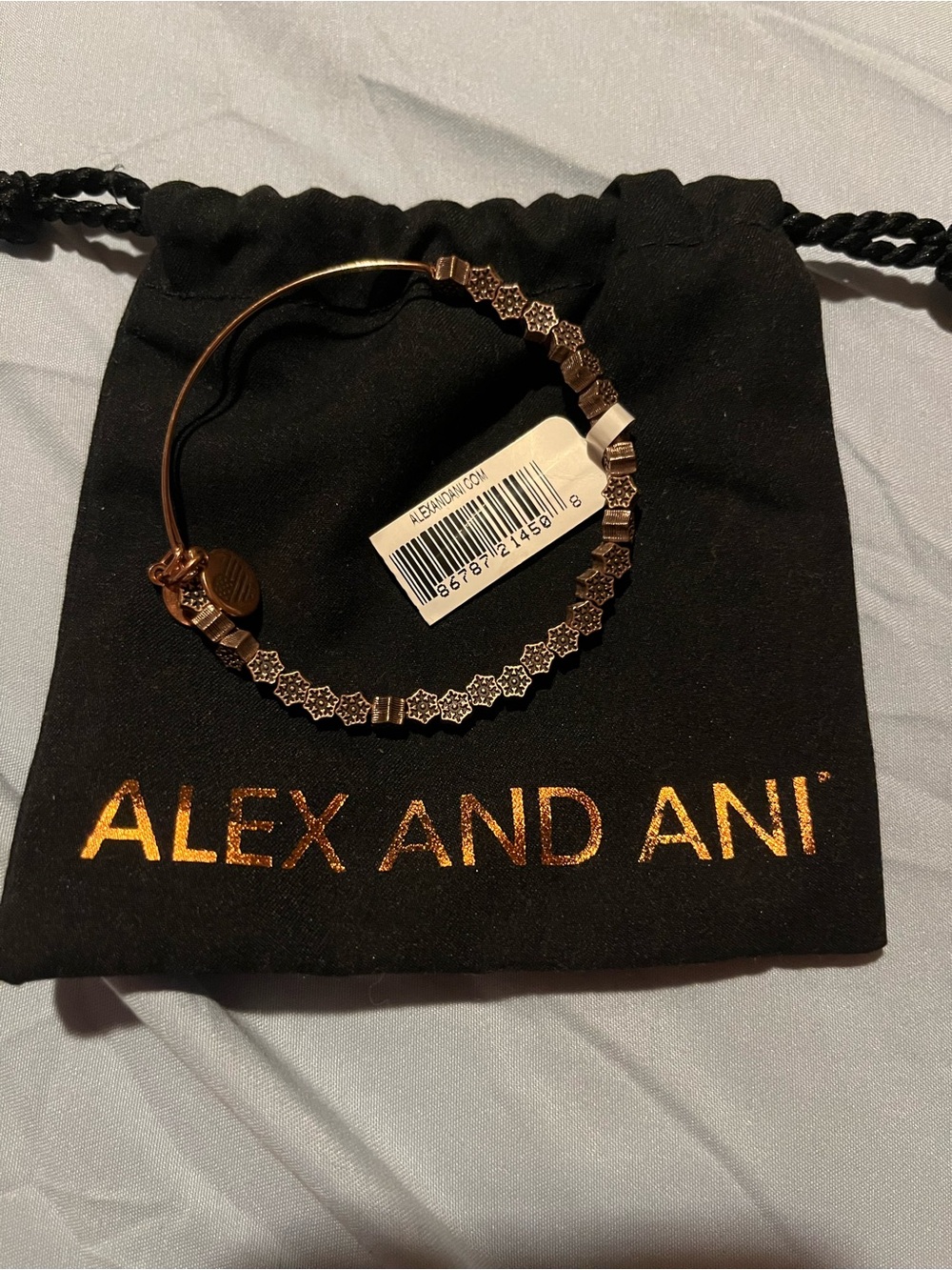 Alex and Ani Rose Gold Star Motif Expandable Bracelet